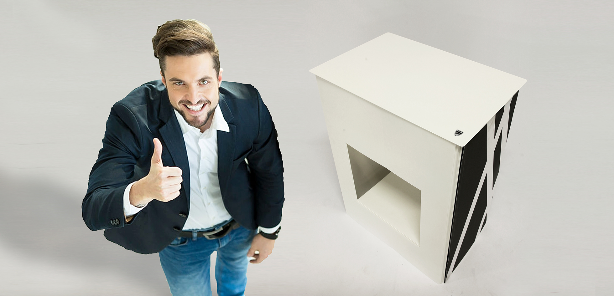 banco-portatile-invaligia comptoir à ouverture rapide