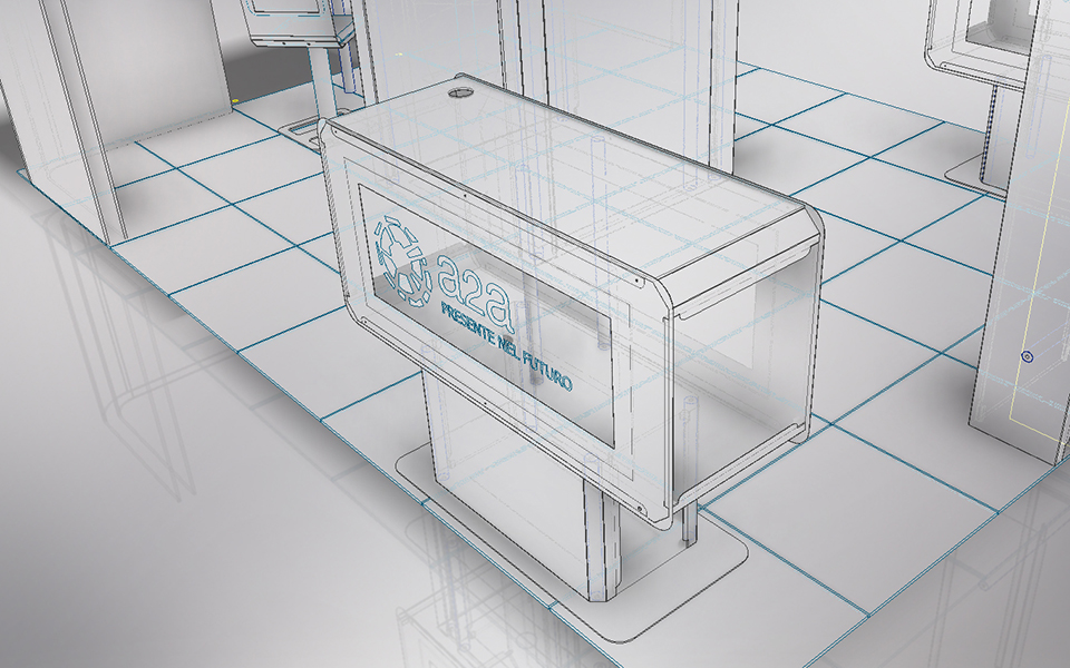desk conception de matériel d'événement portable