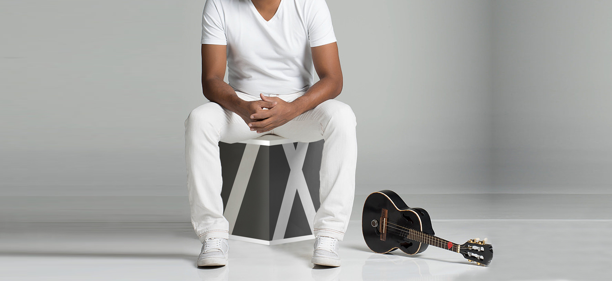 presenta siège pouf cube pour salon