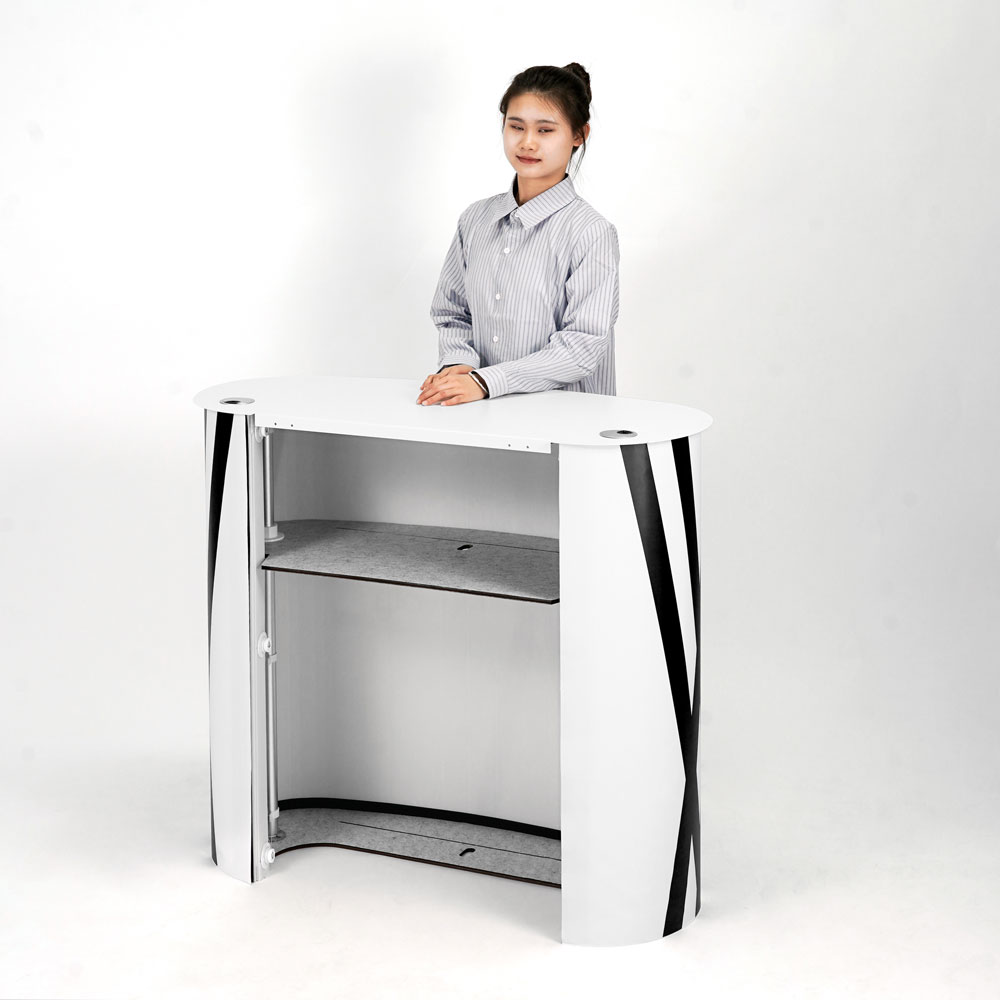  vue arrière du comptoir portable Nuvola