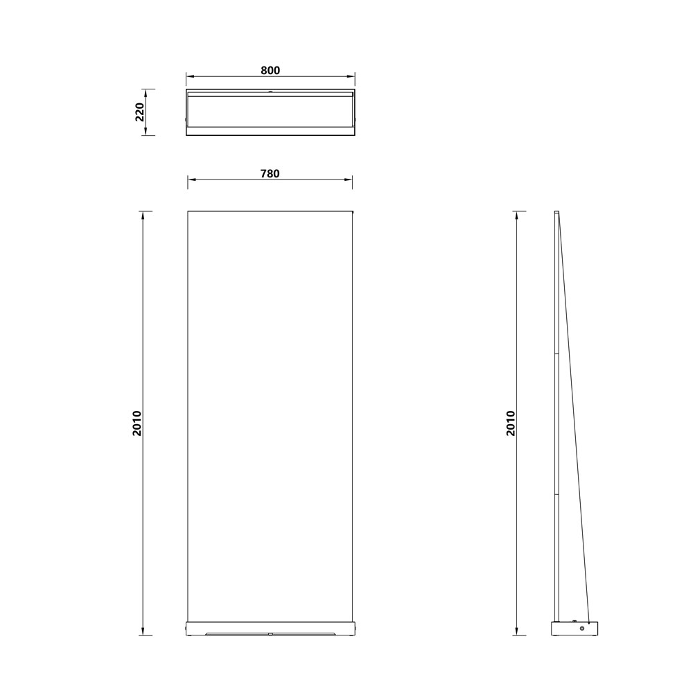 VELO80 présentoir à bannière enroulable