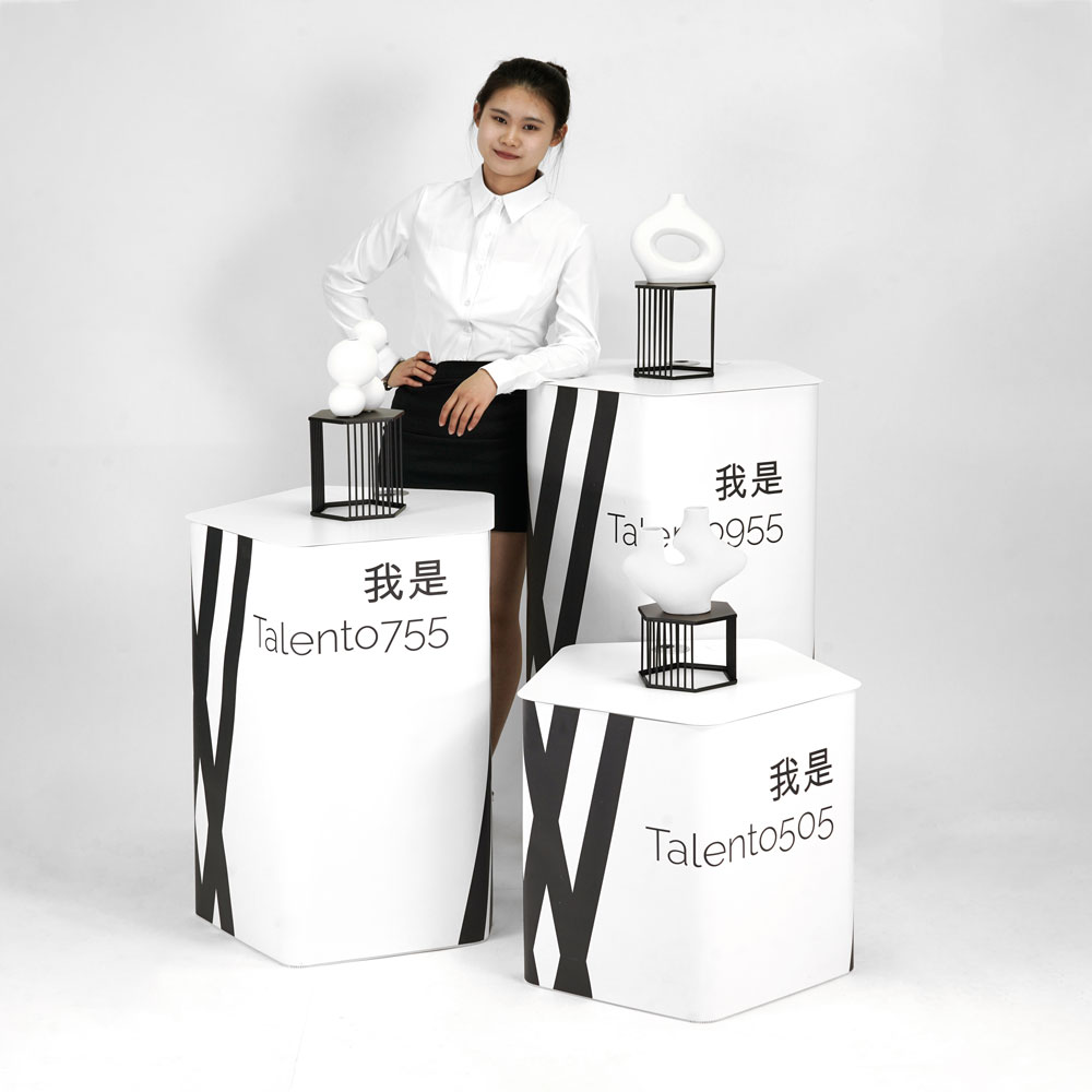 présentoir carré portable 