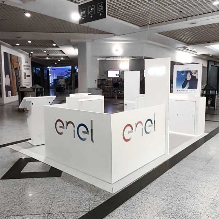 stand permanenti per centro commerciale 