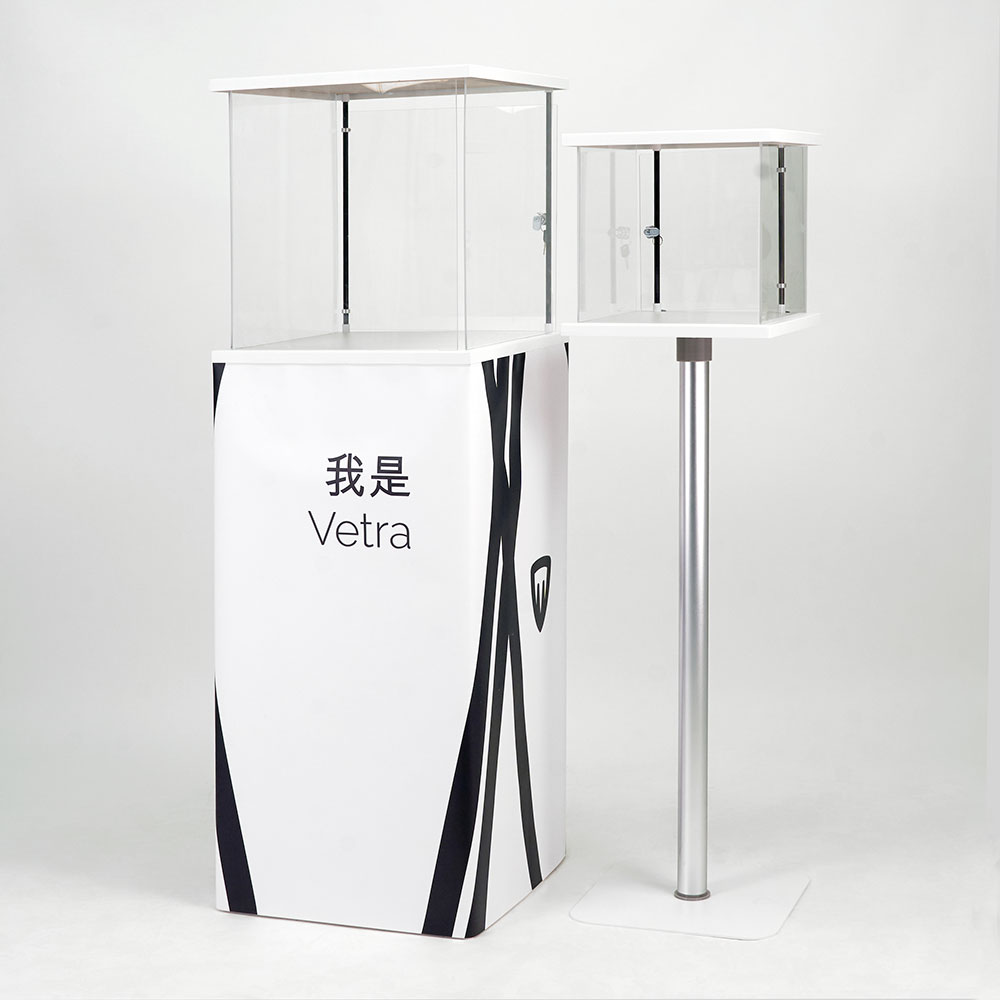 Vitrine compact portable