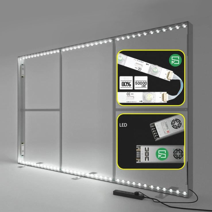 Arrière-plan rétroéclairé