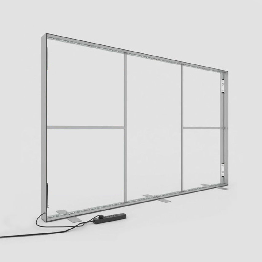 Décor rétroéclairé pour les événements