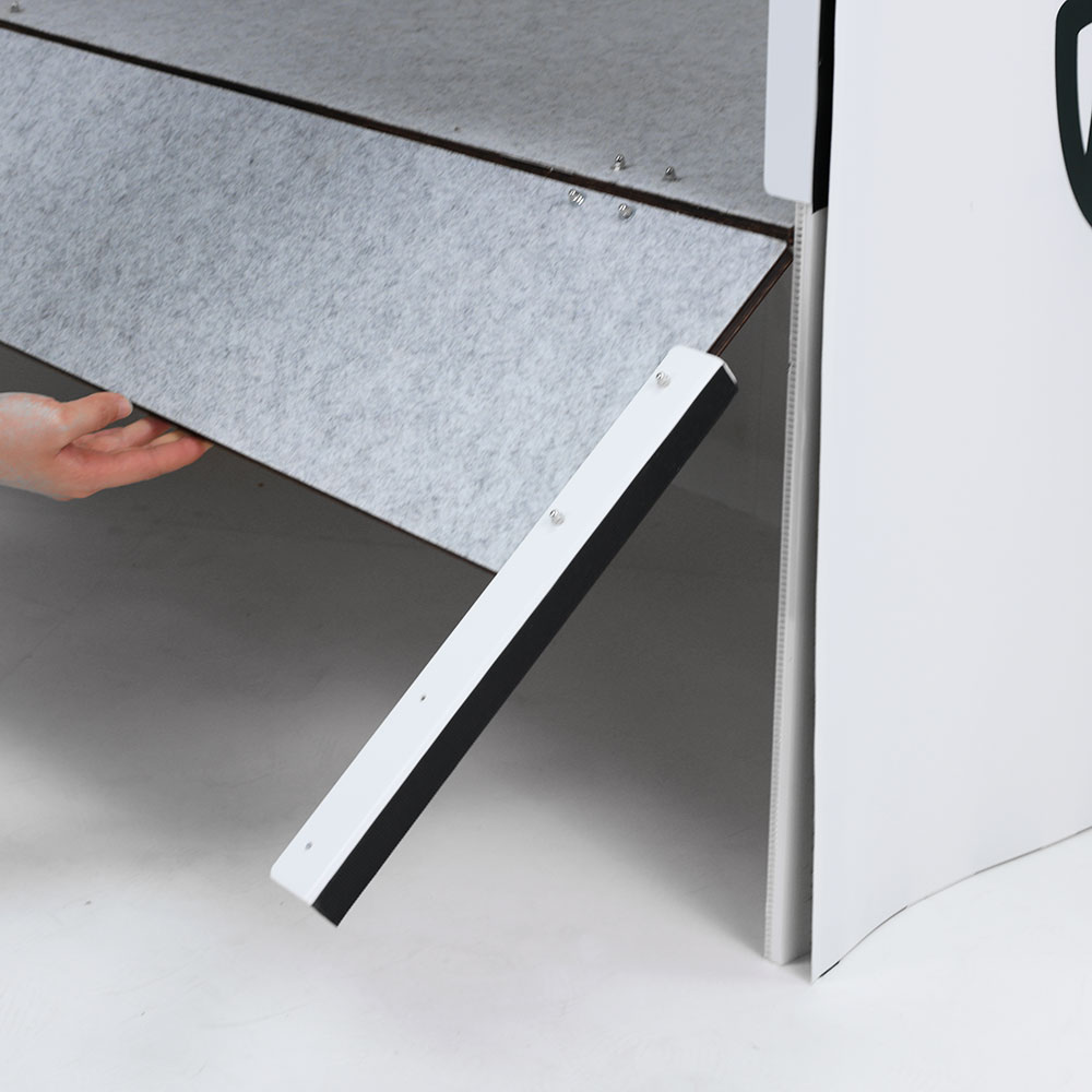 montaggio-mensola terminer desk portable podium