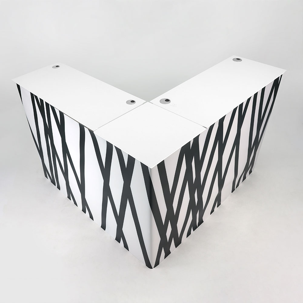 banco desk lineare modulare