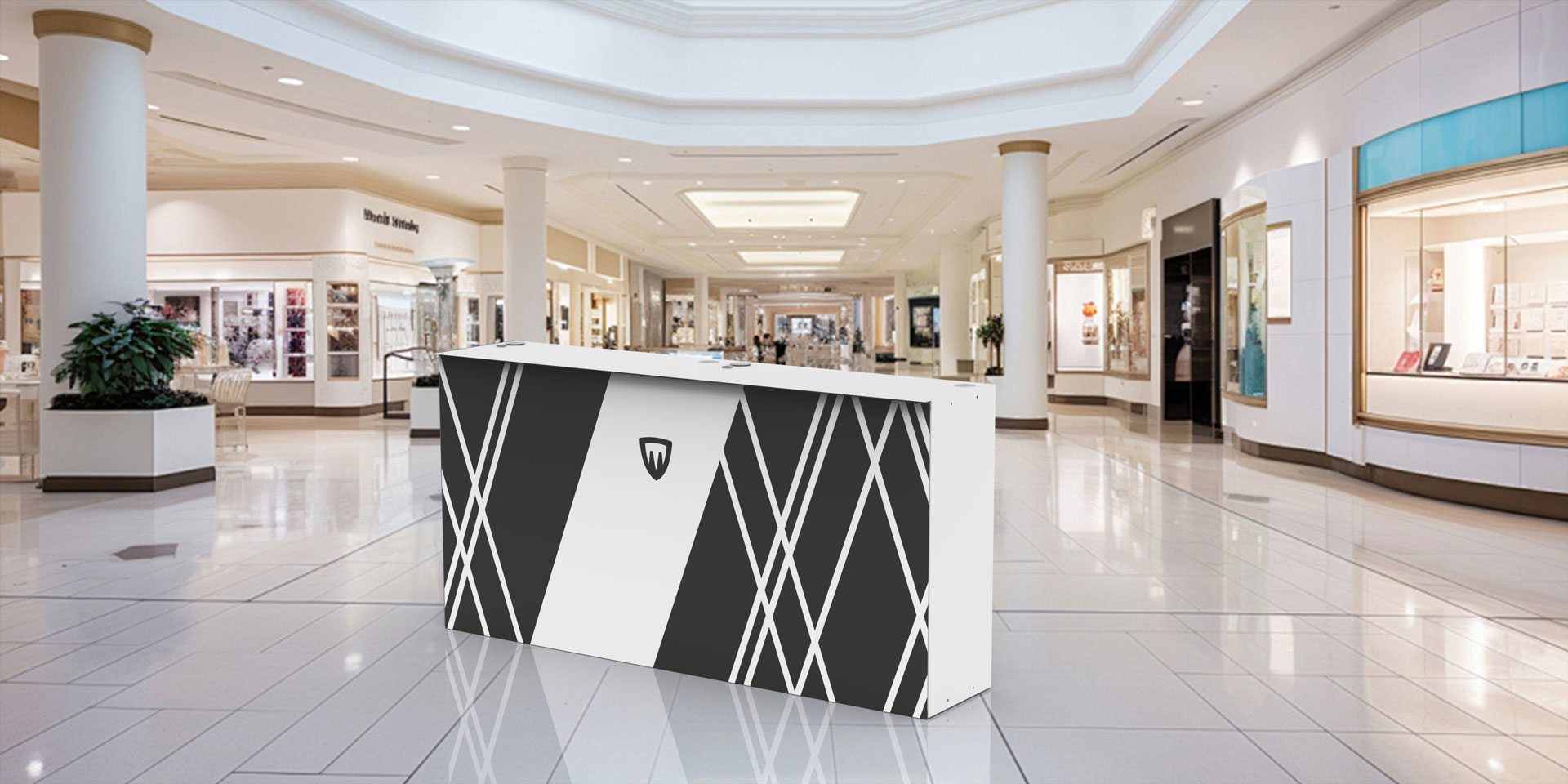 desk modulaire linéaire pour salon