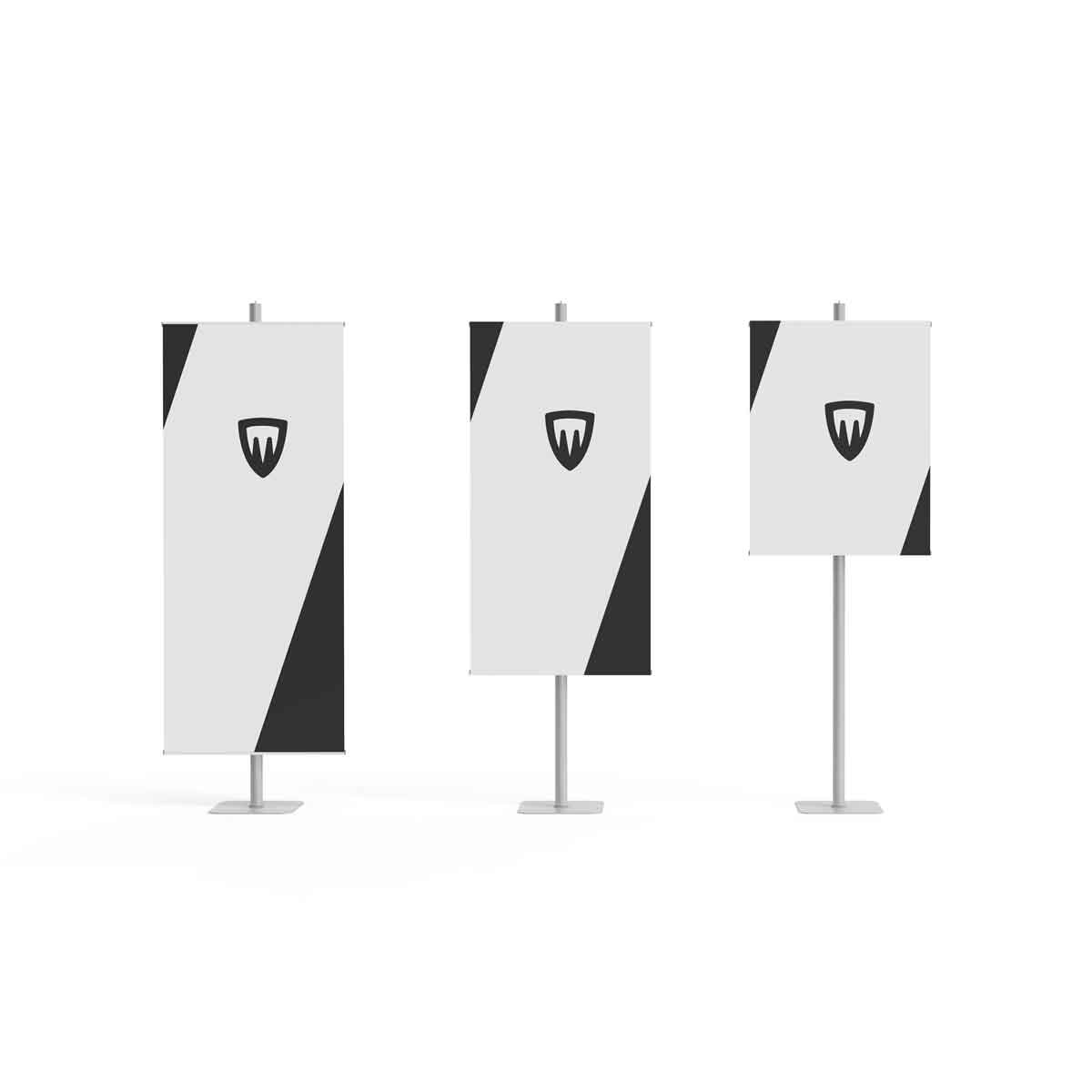 bannière télescopique