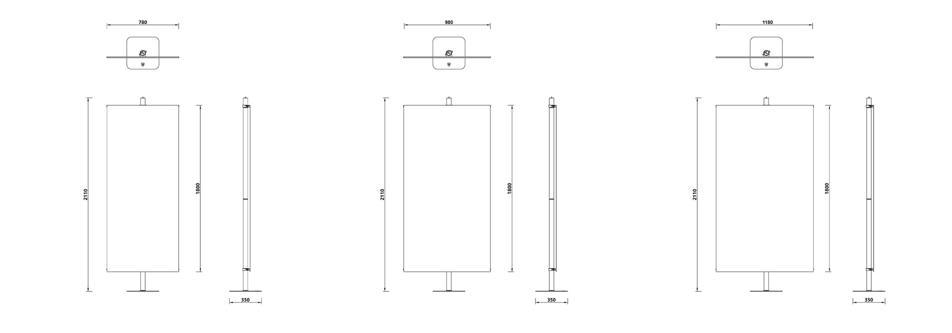 bannière télescopique