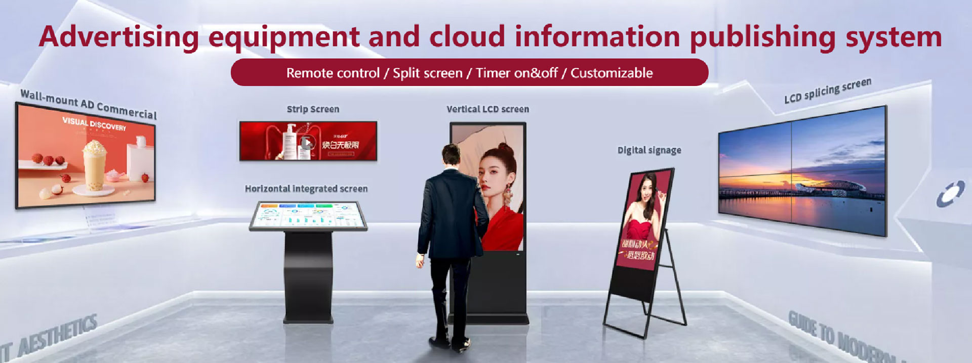 écrans commande à distance