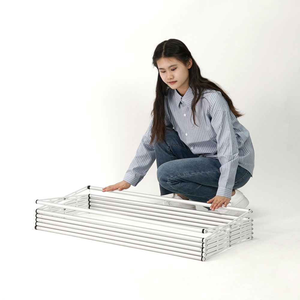 présentoir à étagères portable