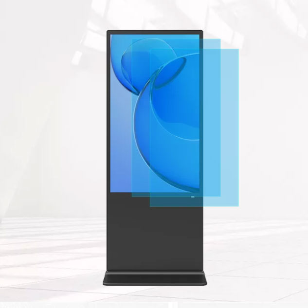 Stand d’exposition avec étagères et niches d’exposition