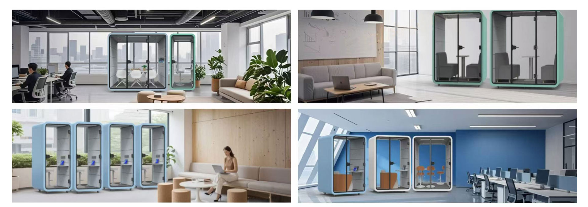 AMBIENT Bureaux mobiles insonorisés