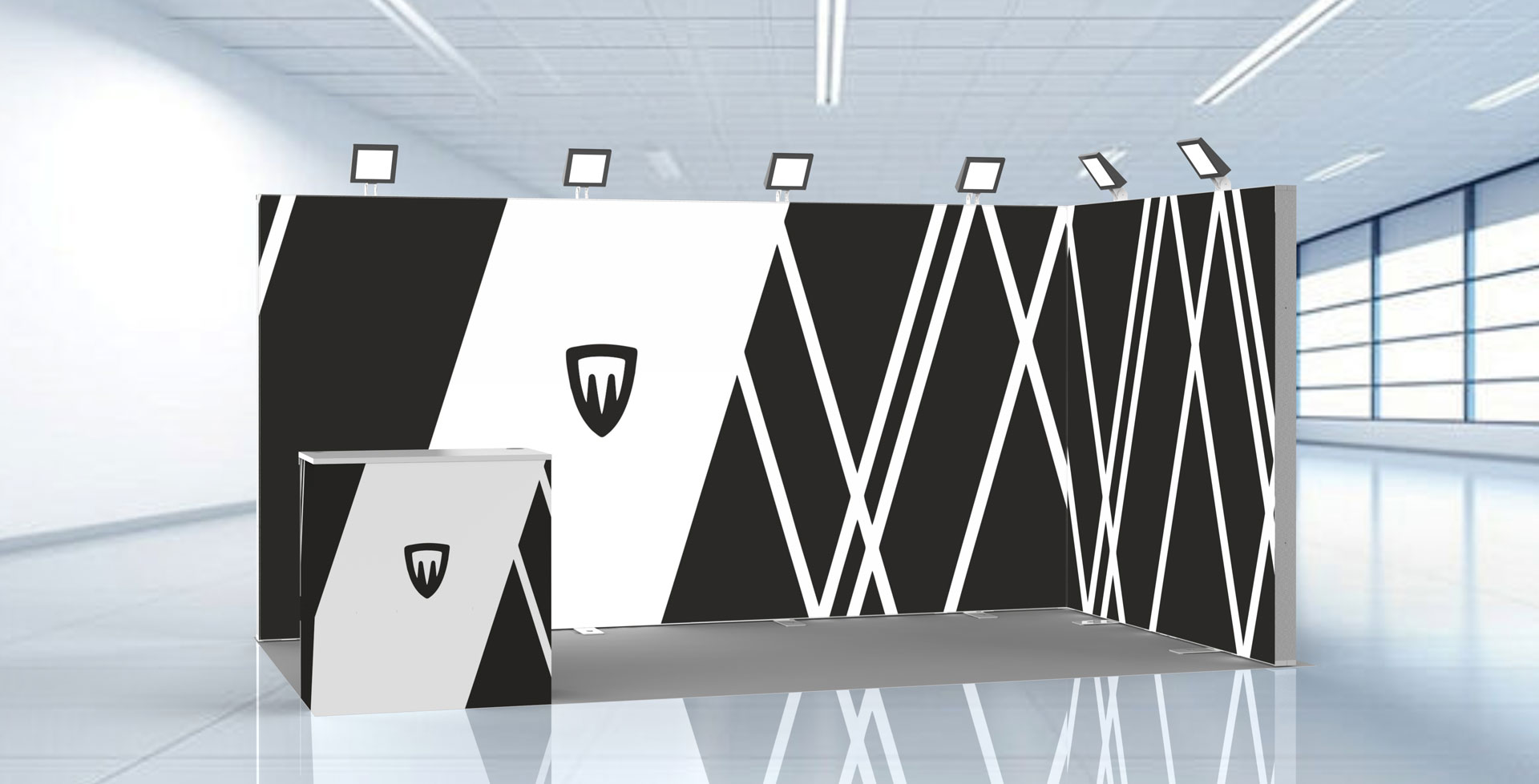 comptoir professional reception portable nuvola