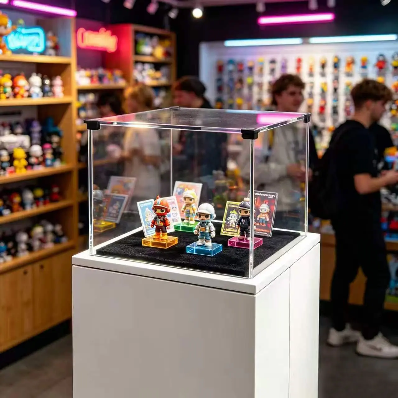 vitrine expositive portable