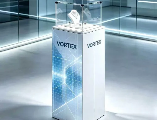 vitrine expositive portable