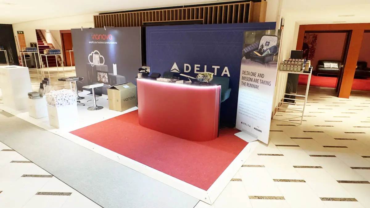 delta1 stand pour exposition événements